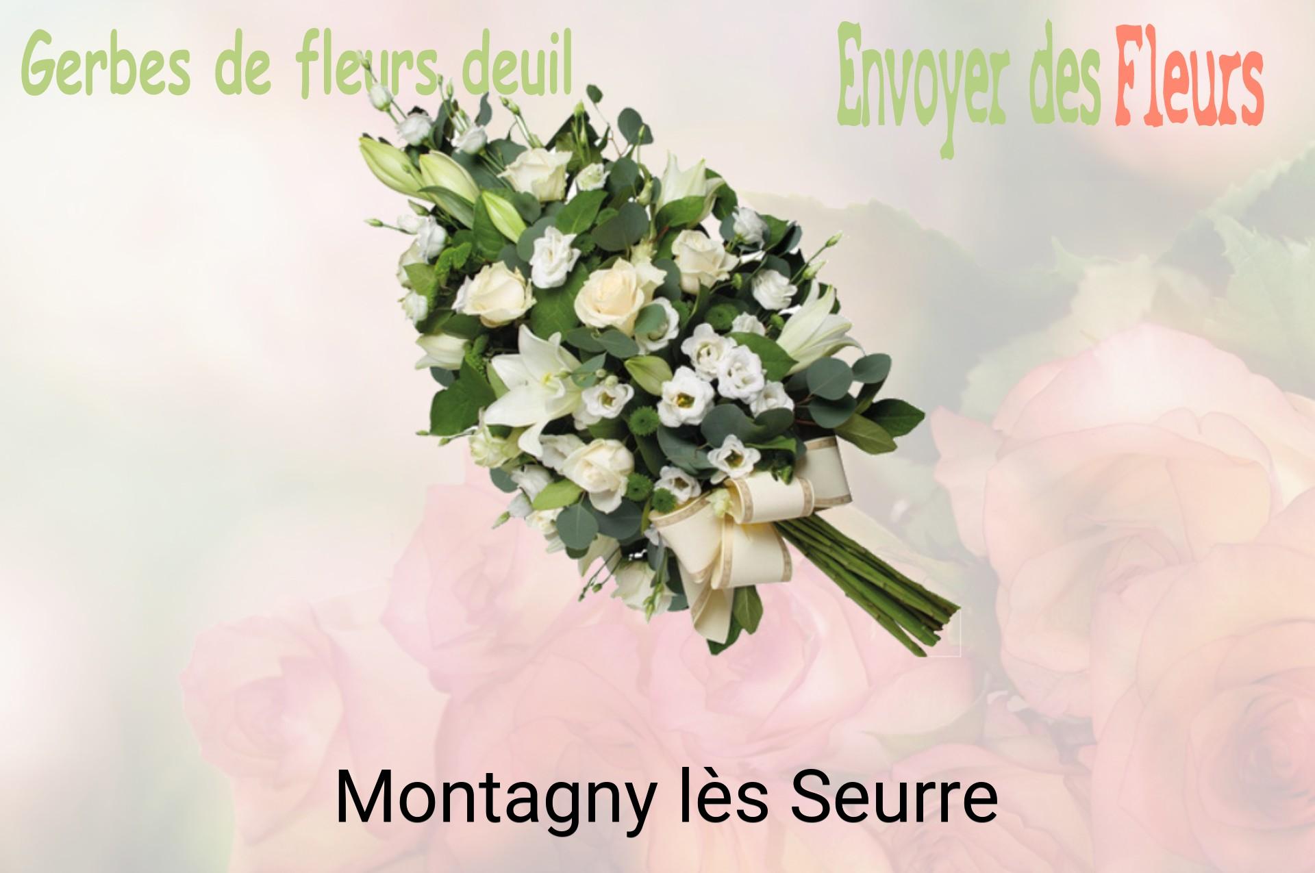Gerbe de fleurs de deuil livrée à Montagny-lès-Seurre